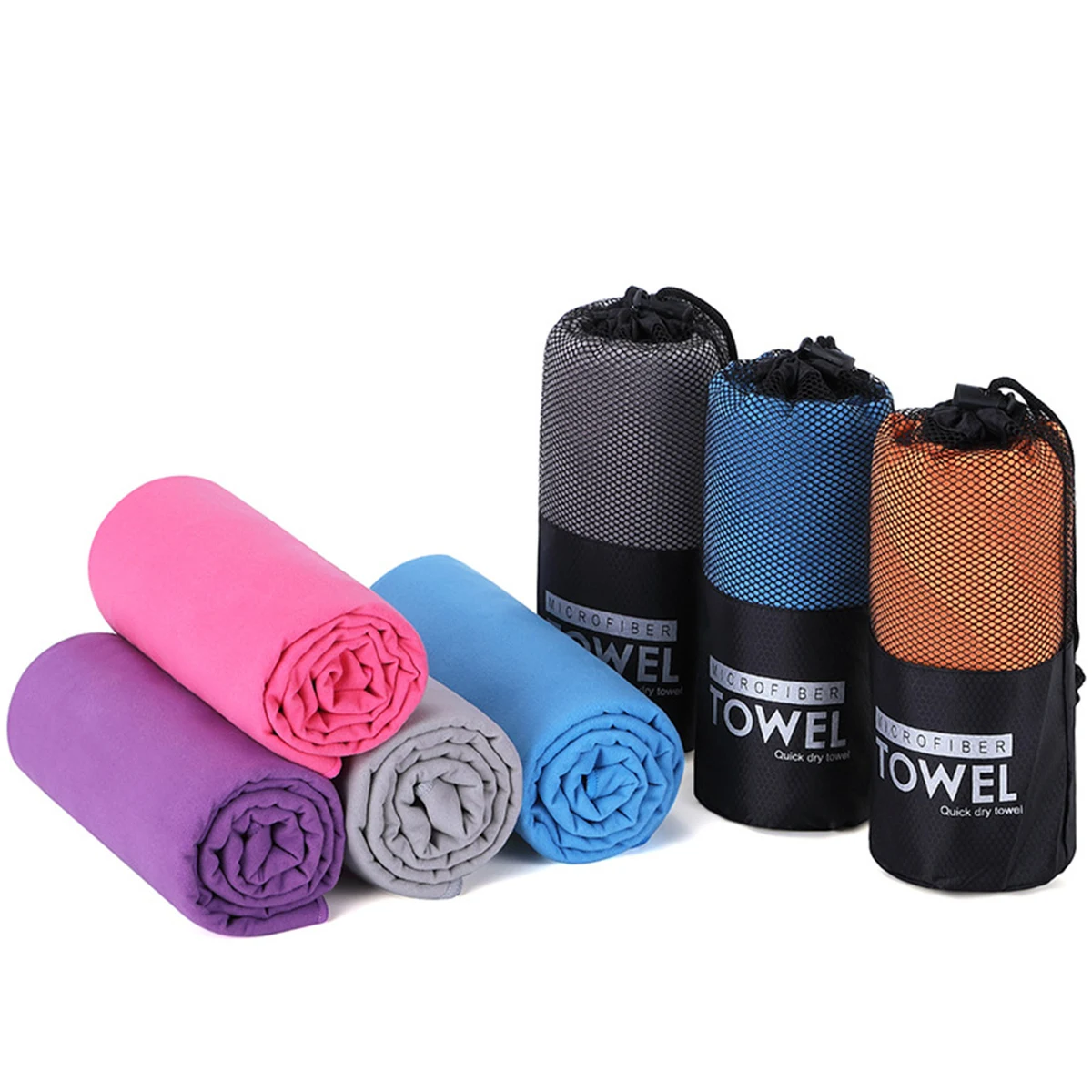 Microfiber Beach Towel Travel 60"x30" 1
