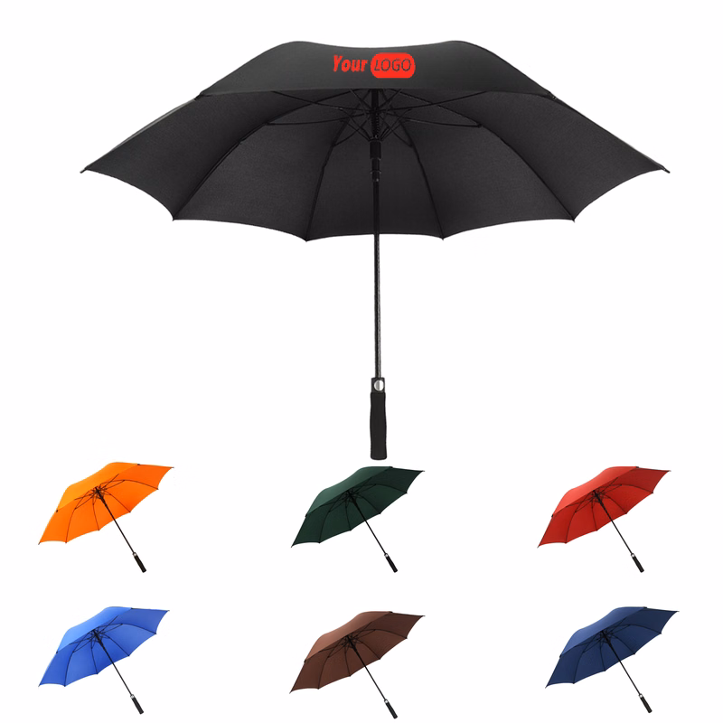 Single-Person Windproof Straight Umbrella
