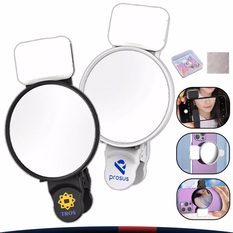 Brivix Clip-On Mirror Rear Selfie Light