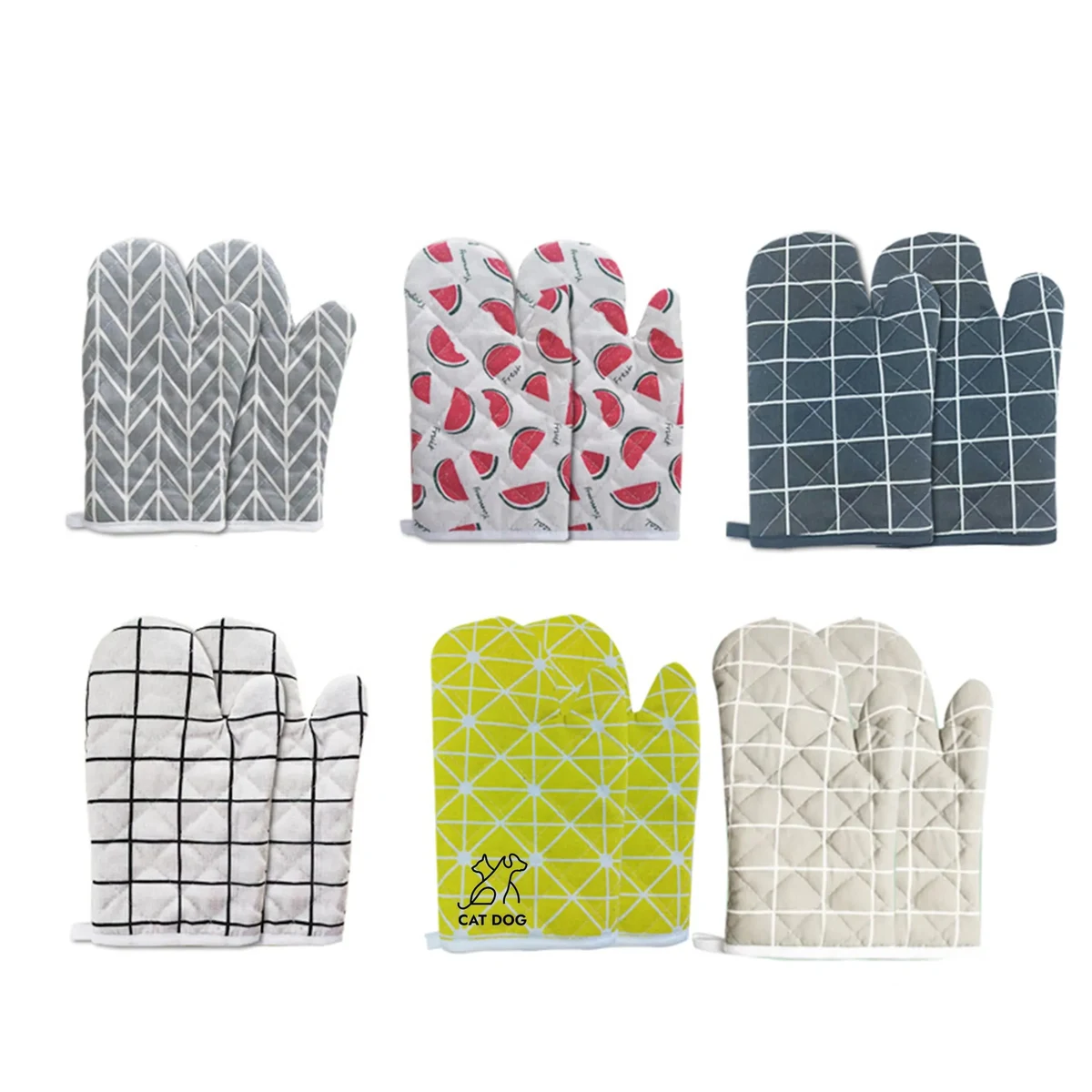 Promo Quilted Cotton Canvas Oven Mitt 1
