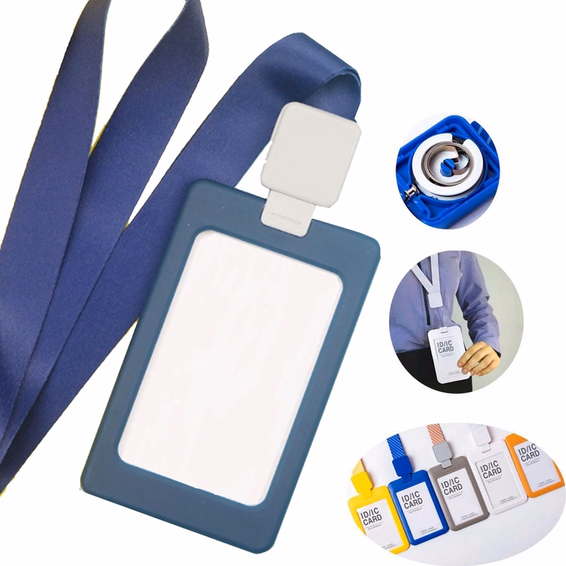 Adjustable Badge Lanyard Badge Card Holder
