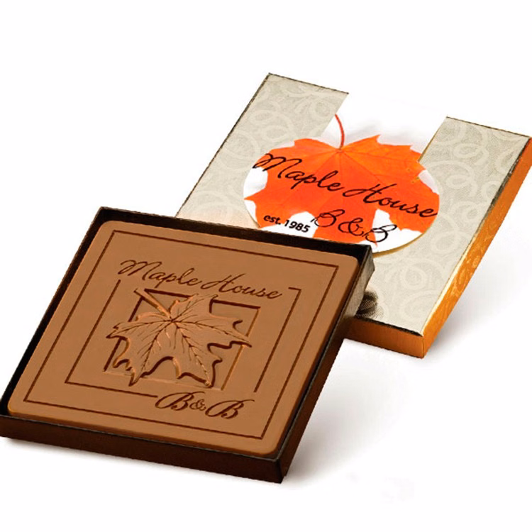 2oz. Chocolate Bar with 4"x4" Gift Box