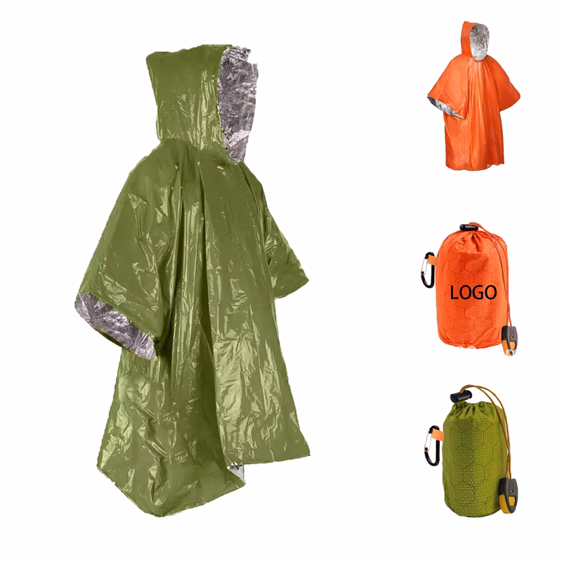 Outdoor Emergency Poncho Set