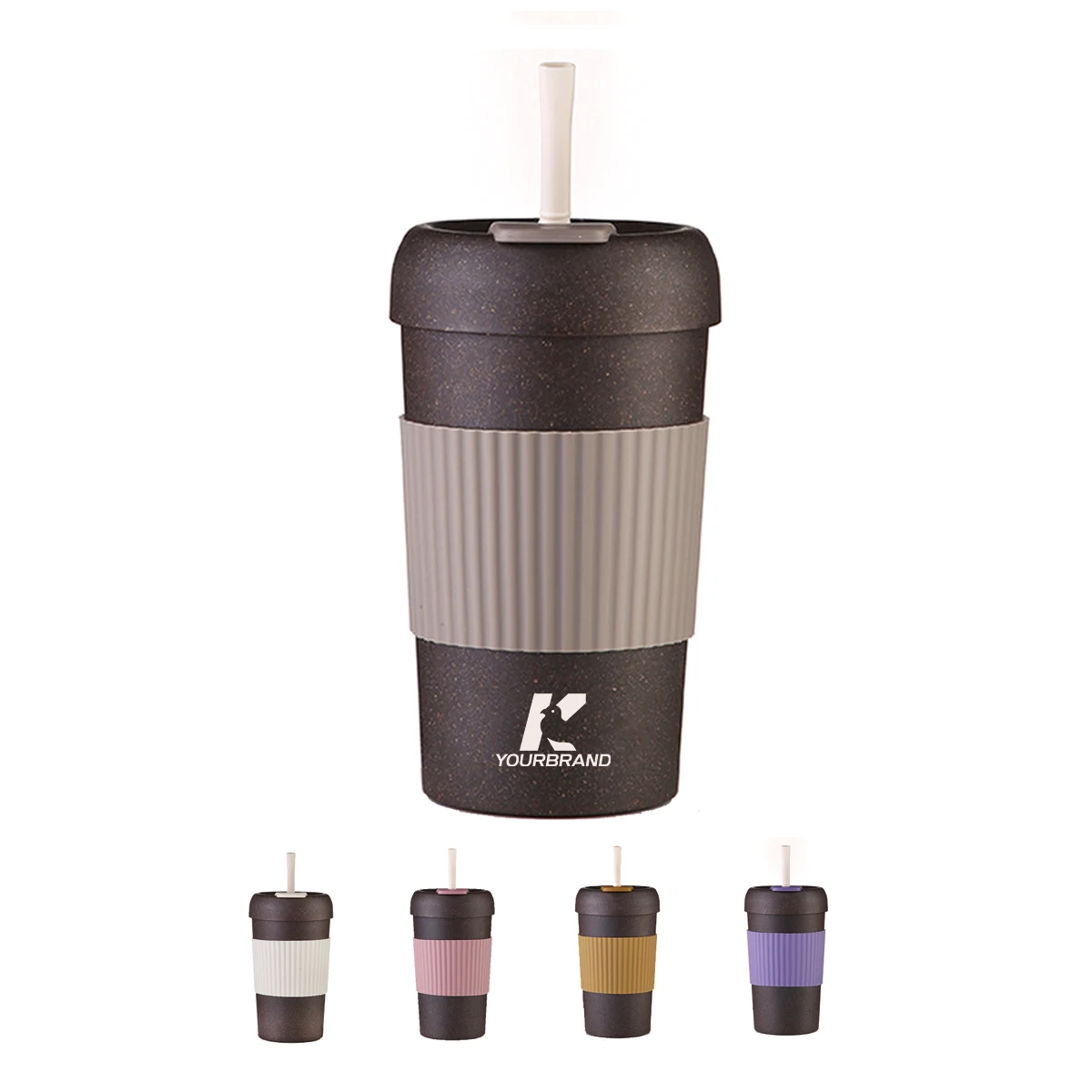 Degradable coffee grounds high temperature resistant cup 1