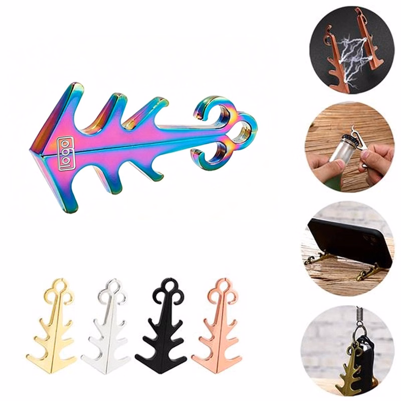 Magnetic Bottle Opener Phone Holder Keychain