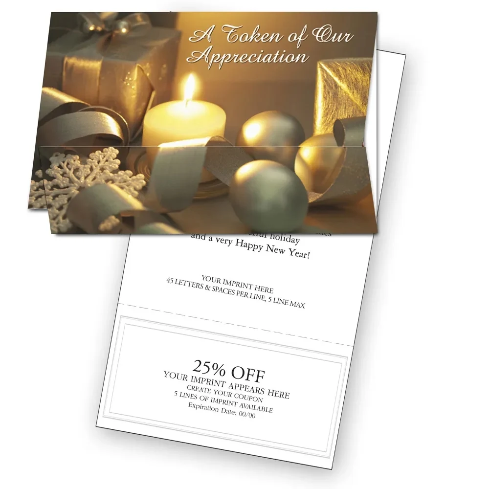 Holiday Token Coupon Cards 1