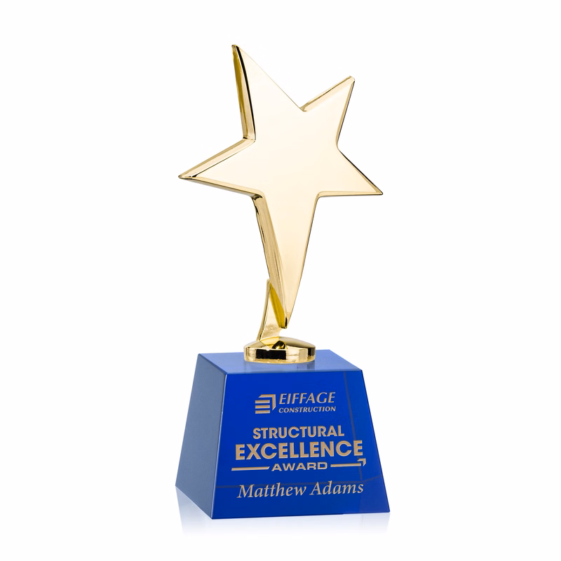 Tuscany Gold Star on Robson Base - Blue