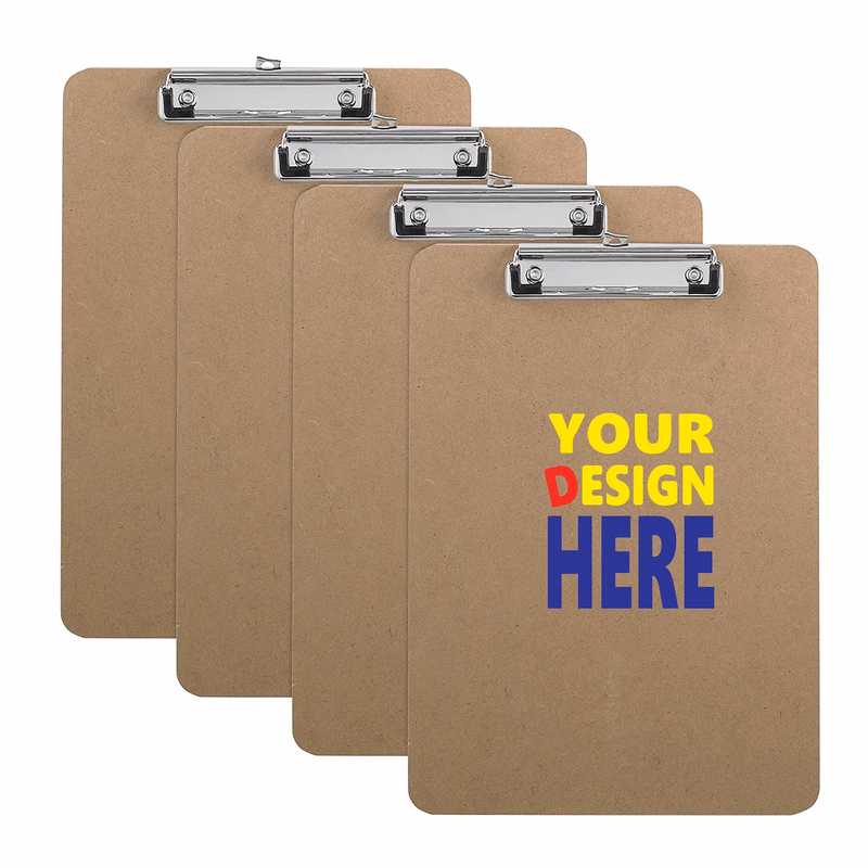 Business Source Flat Clip Hardboard Clipboard