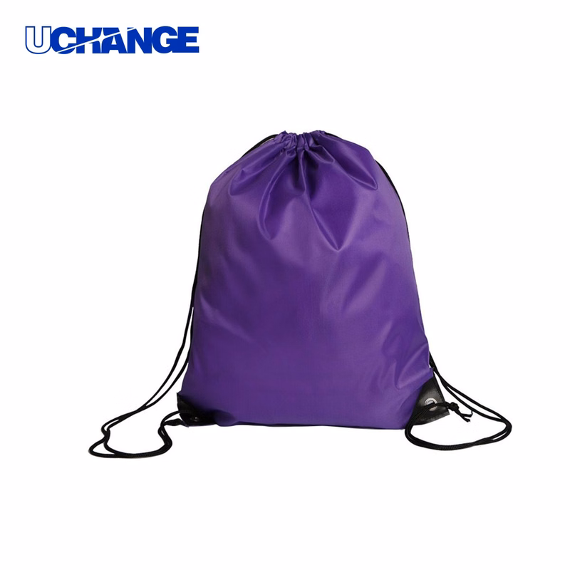 210 Denier Cinch Sack Backpack 13.8" x 15.8" with Heat Transfer Panel