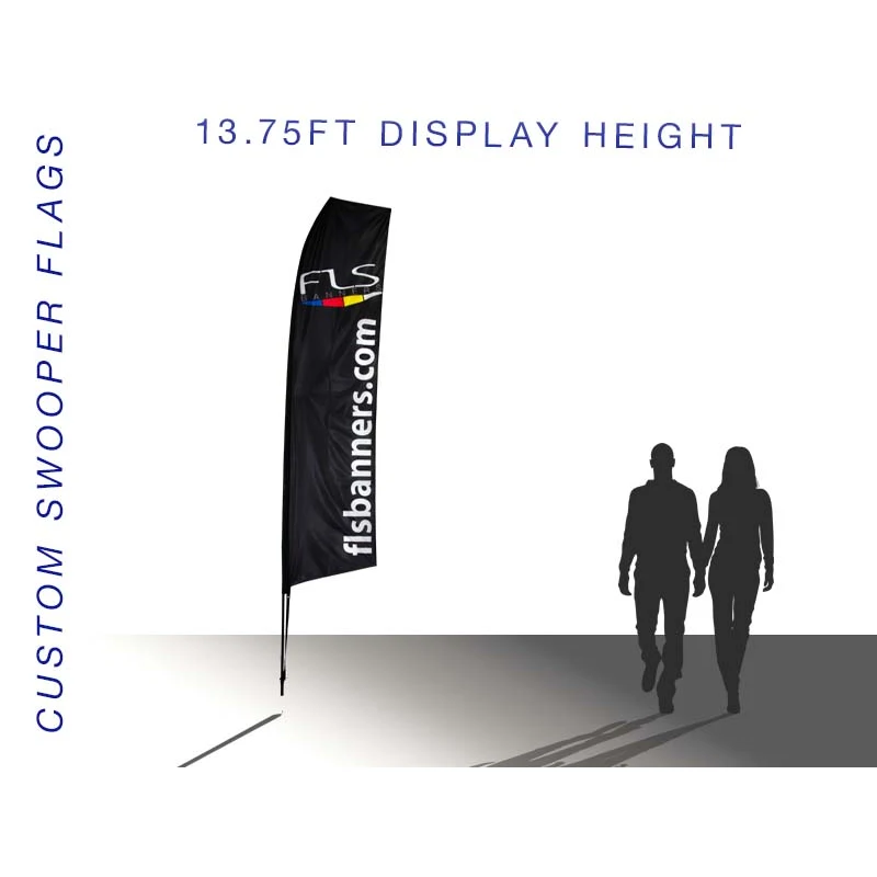 Medium 13.75' Swooper Feather Flag 1