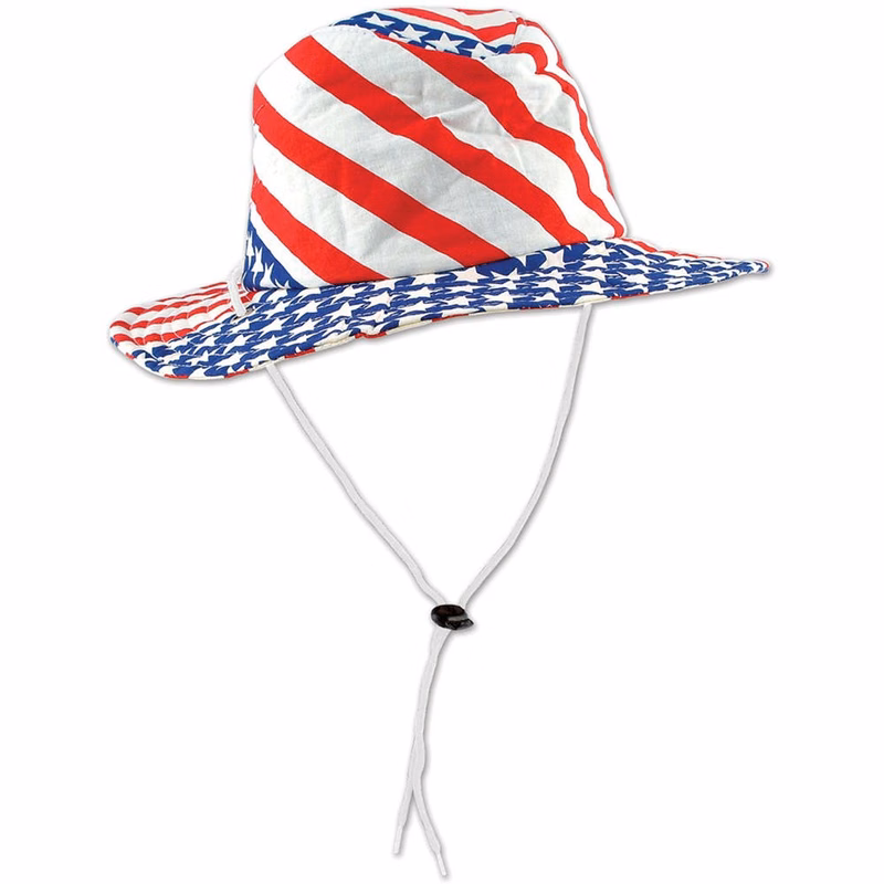 Patriotic Bucket Hats - Stars & Stripes One Size