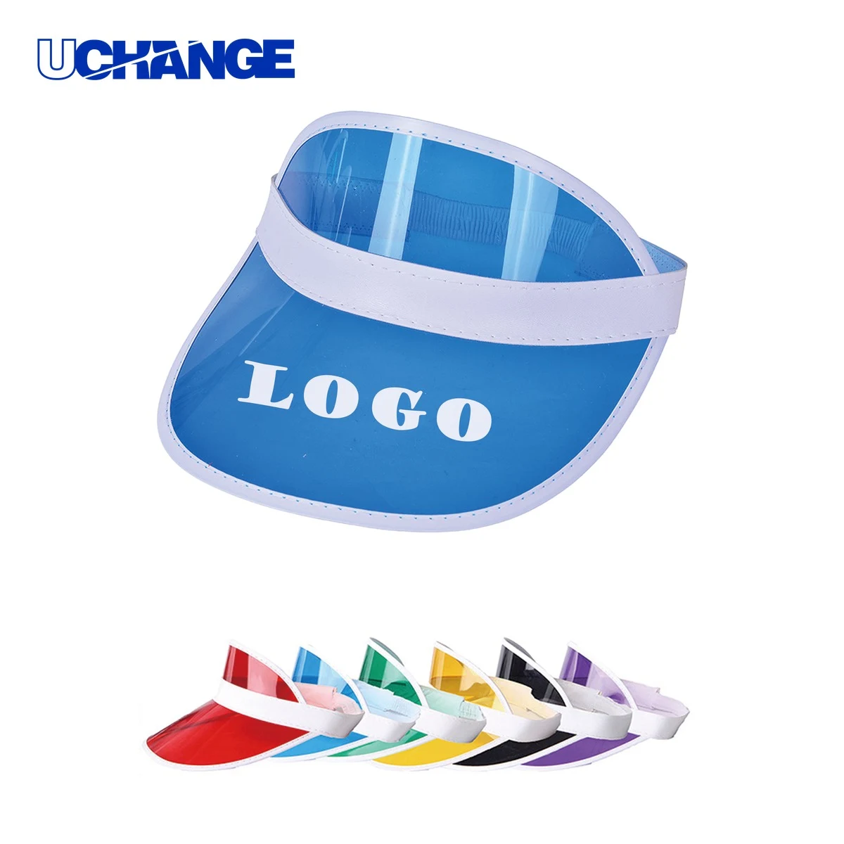 Sun Protection PVC Visor Cap for Outdoor Use 1