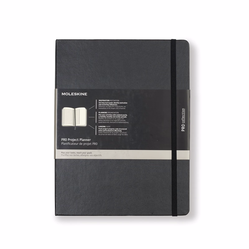 Moleskine® Hard Cover Ruled XL Professional Project Planner