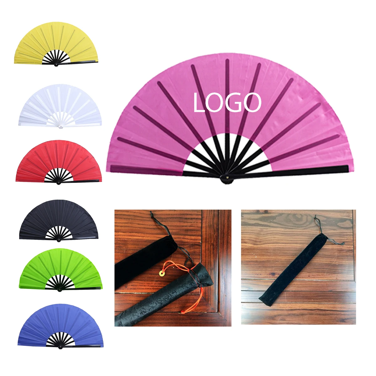 Elegant Handheld Folding Fan 1