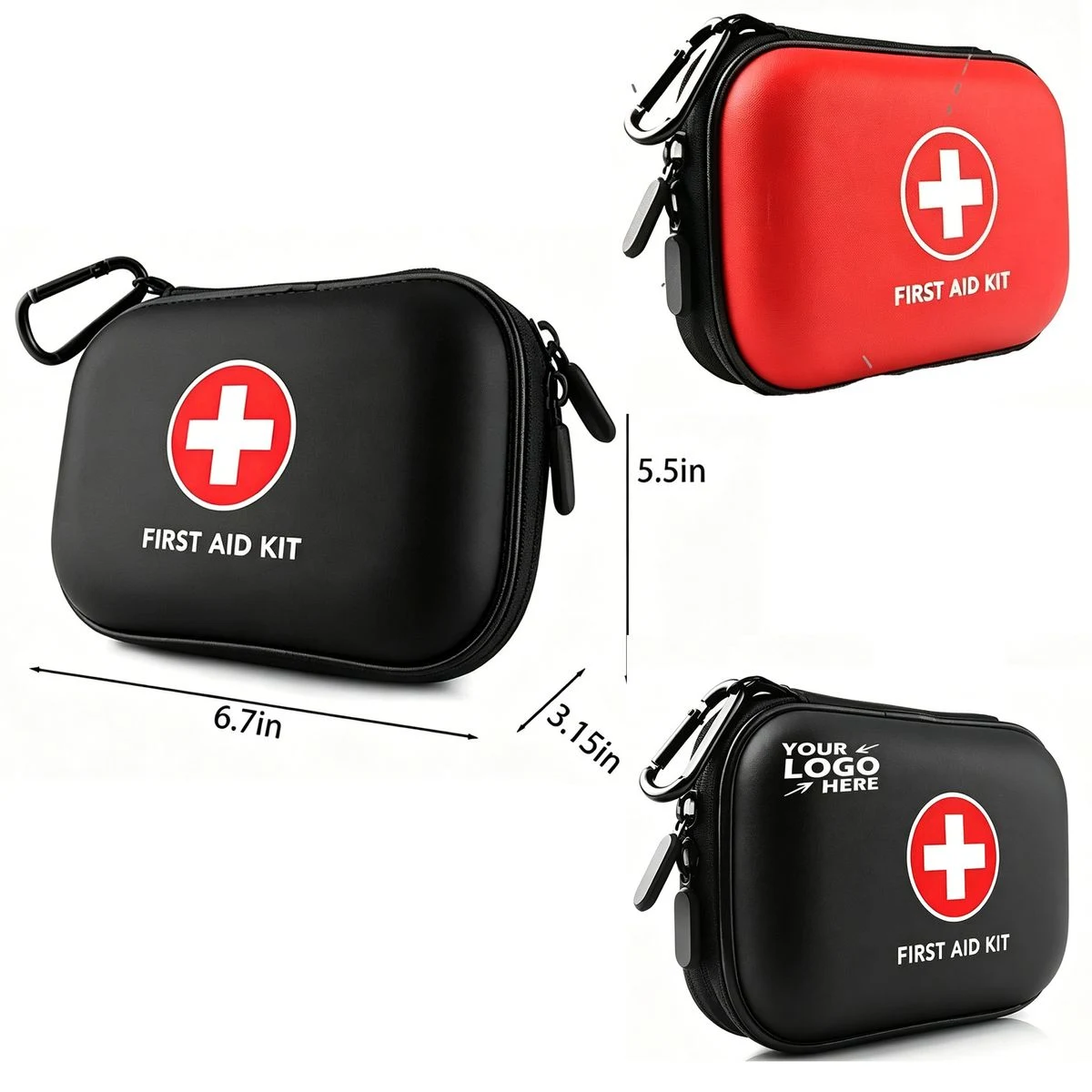 Waterproof EVA Medical Storage Bag With Carabiner 1