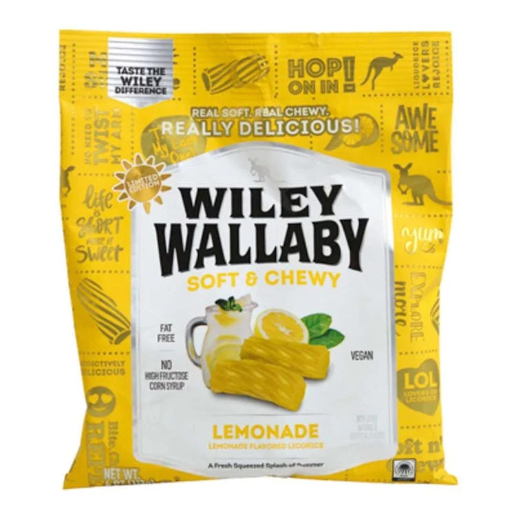 Wiley Wallaby Lemonade Licorice 1