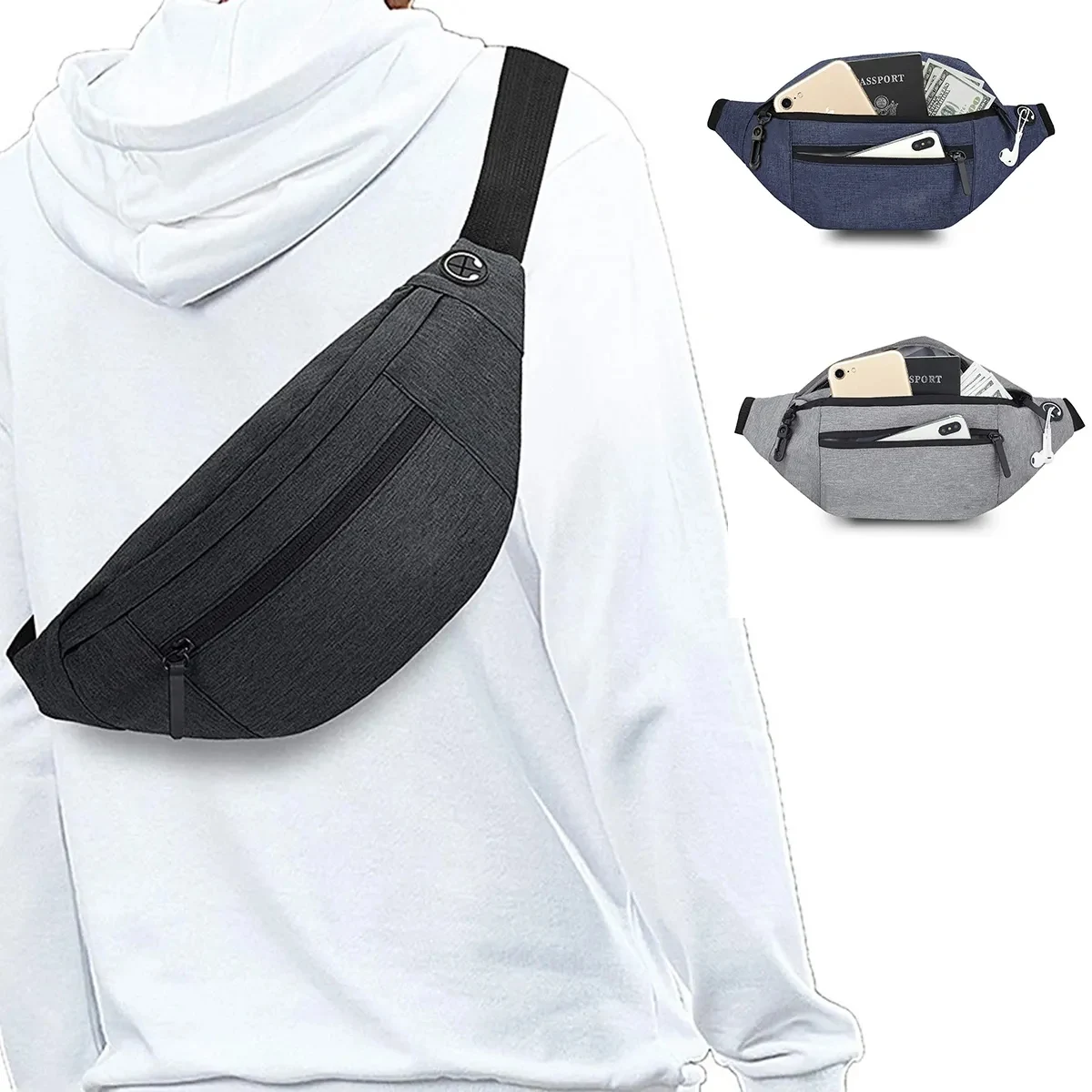 Crossbody Fanny Pack with Pockets 1