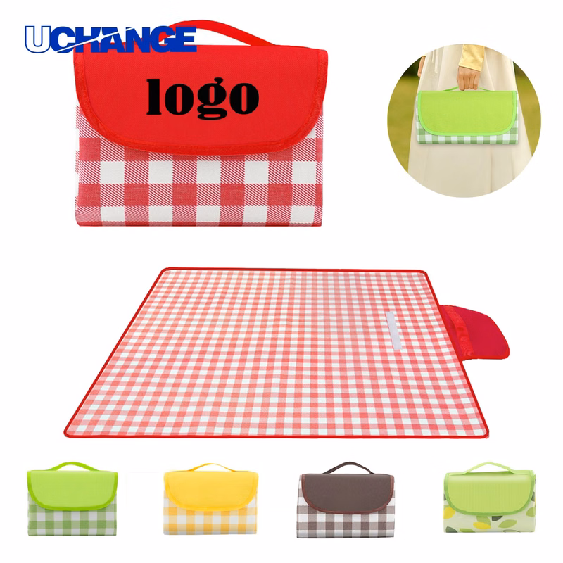 Oxford Waterproof Foldable Picnic Blanket for Beach MOQ50