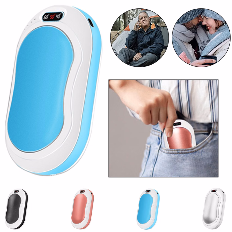 10000mAh 2-in-1 Hand Warmer Power Bank