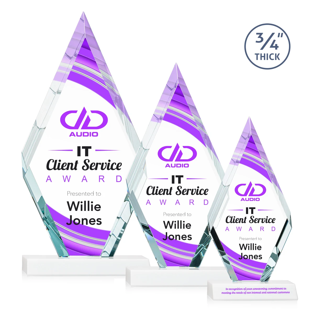 Richmond VividPrint™ Award - White 1