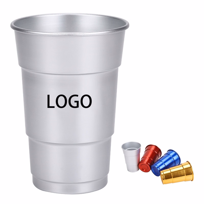 16 oz. Aluminum Recyclable Party Cups MOQ 50pcs