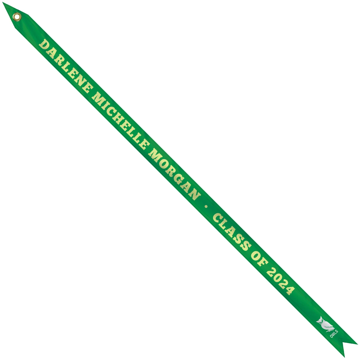 1 3/8" x 36" Custom Printed Nylon Streamer 1