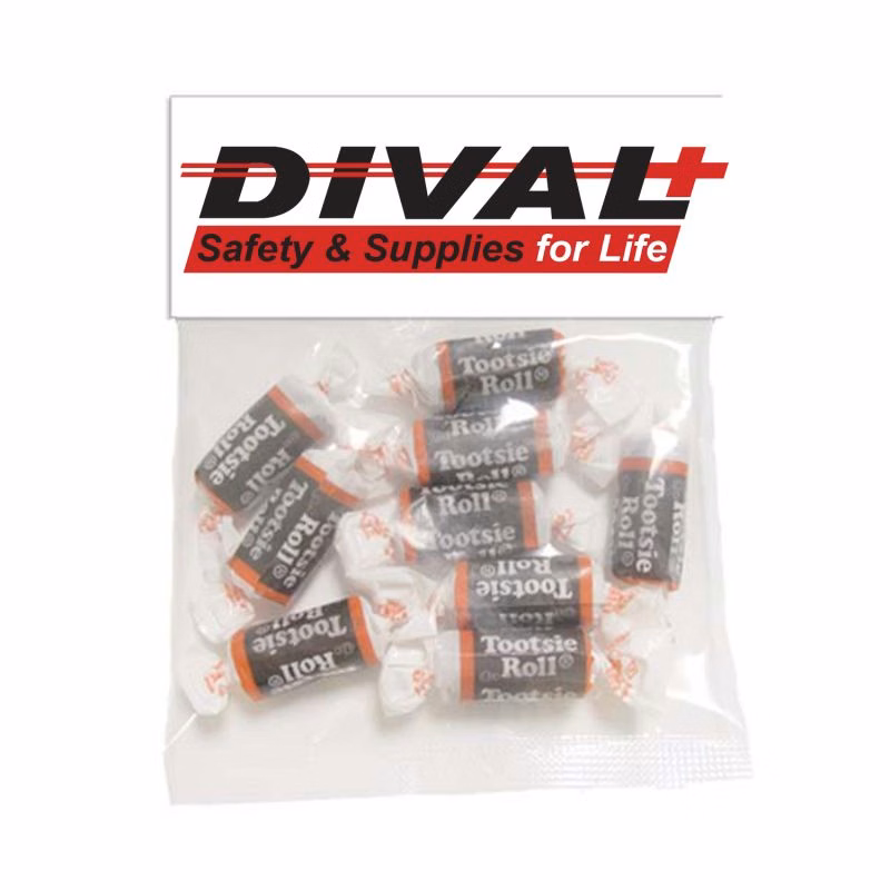 Large Header Bags - Tootsie Rolls