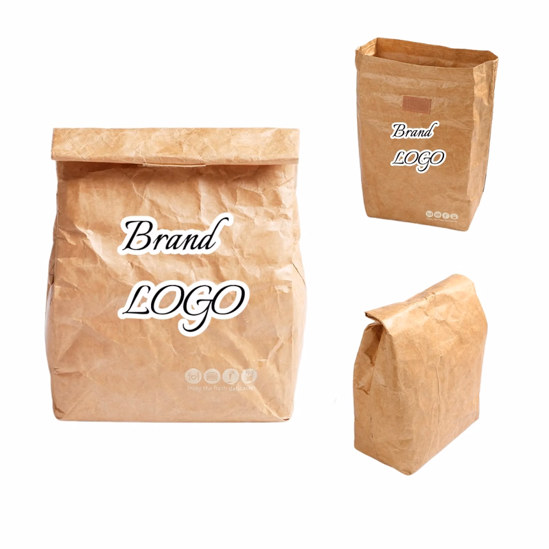 12" Insulated Brown Paper Lunch Bags
