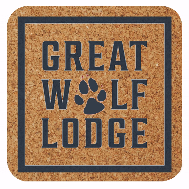 Cork Coaster, 4" Square