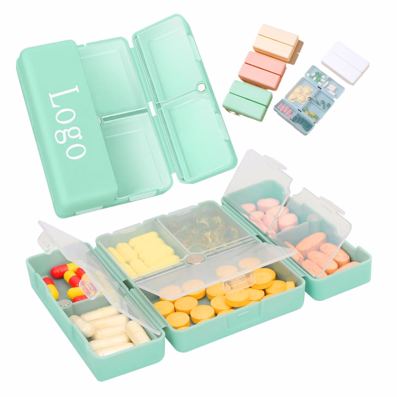 7 Compartments Magnetic Daily Pill Box
