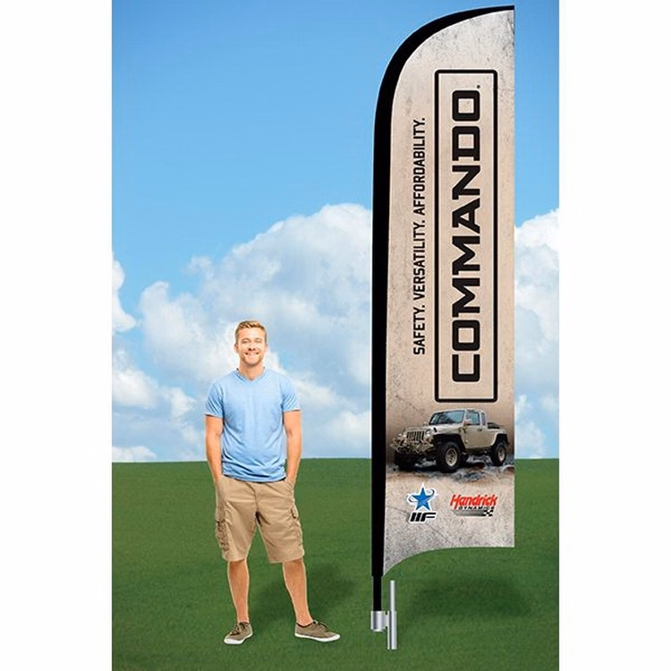 11ft Swooper Flag with Ground Stake-Double