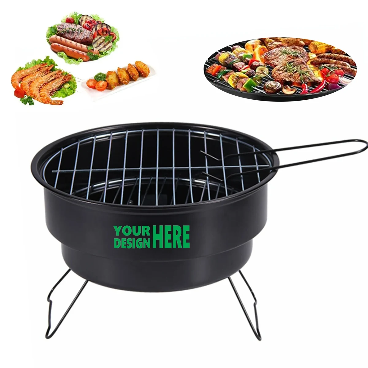 MOQ12 Round Backcountry Camping Carbon Oven 1