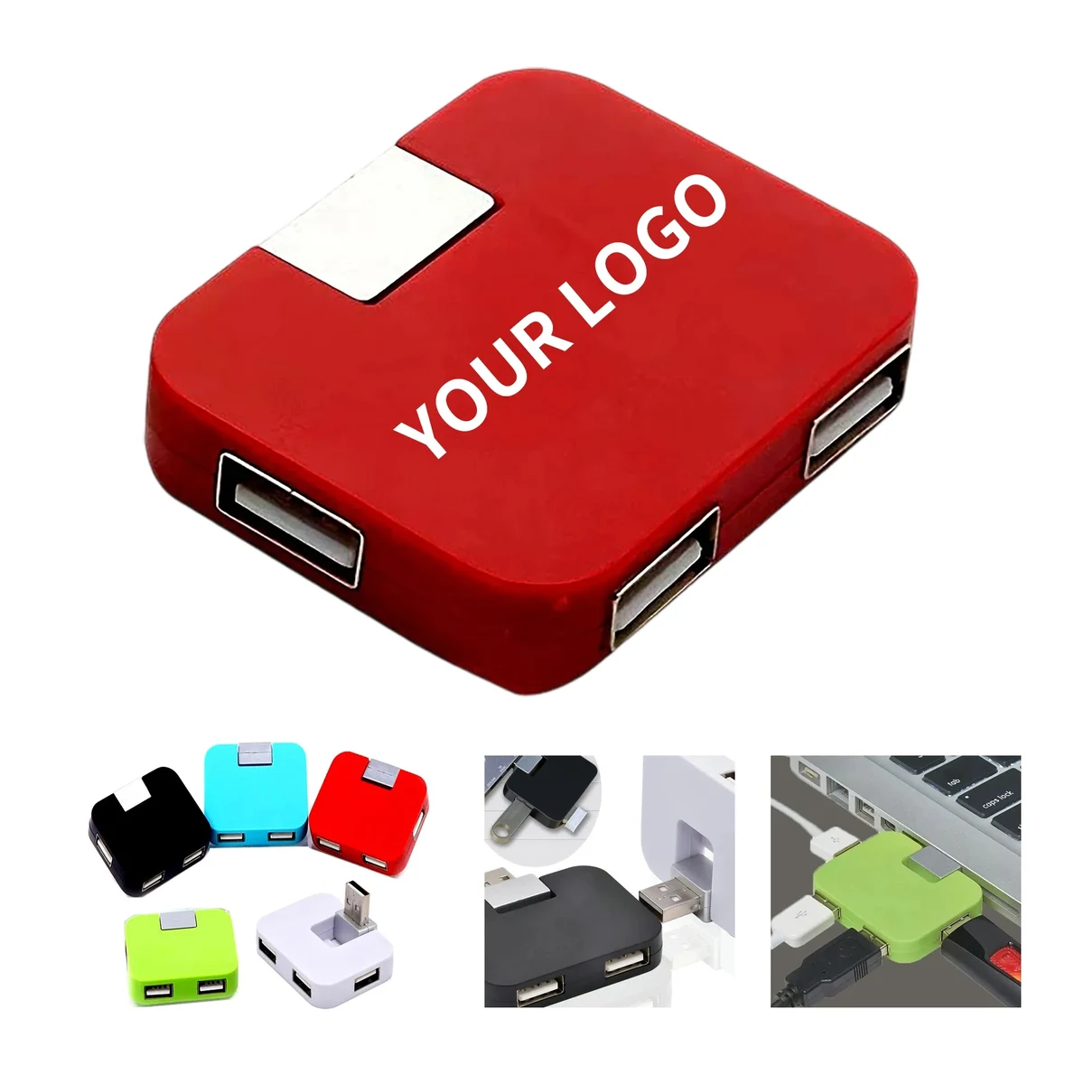 4-Port USB 2.0 Hub with Compact Design 1