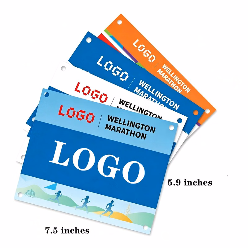 Marathon Race Number Bib