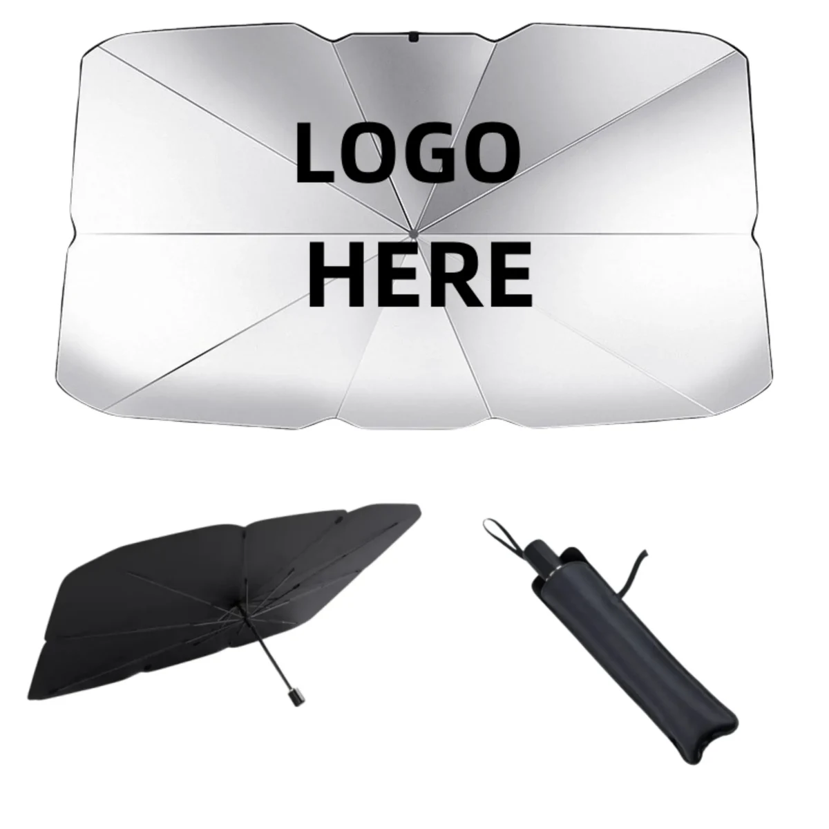 Foldable Car Windshield Sun Shade Umbrella 1