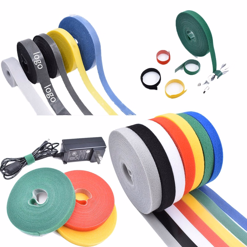 Cut-to-Size Hook and Loop Fastener for Cable Organization