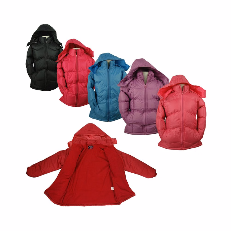 Girls' Hooded Jackets - Size 4-7 Assorted Colors