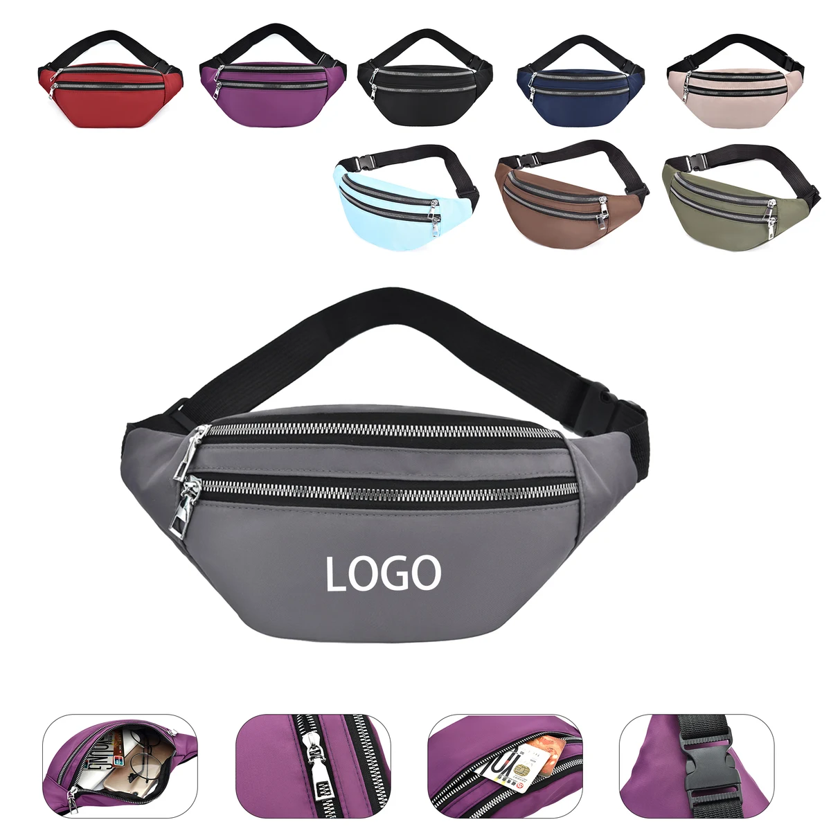 Oxford Cloth Crossbody Bag 1