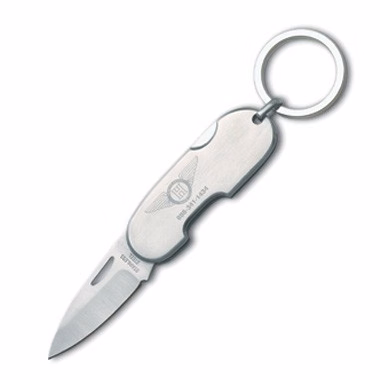 Deluxe Locking Blade Pocket Knife with Key Ring