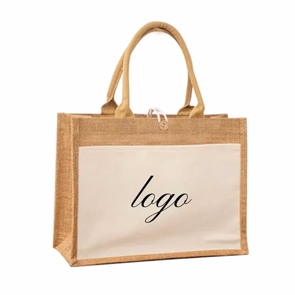 Personalized Jute Tote Bags for Work, School and Travel