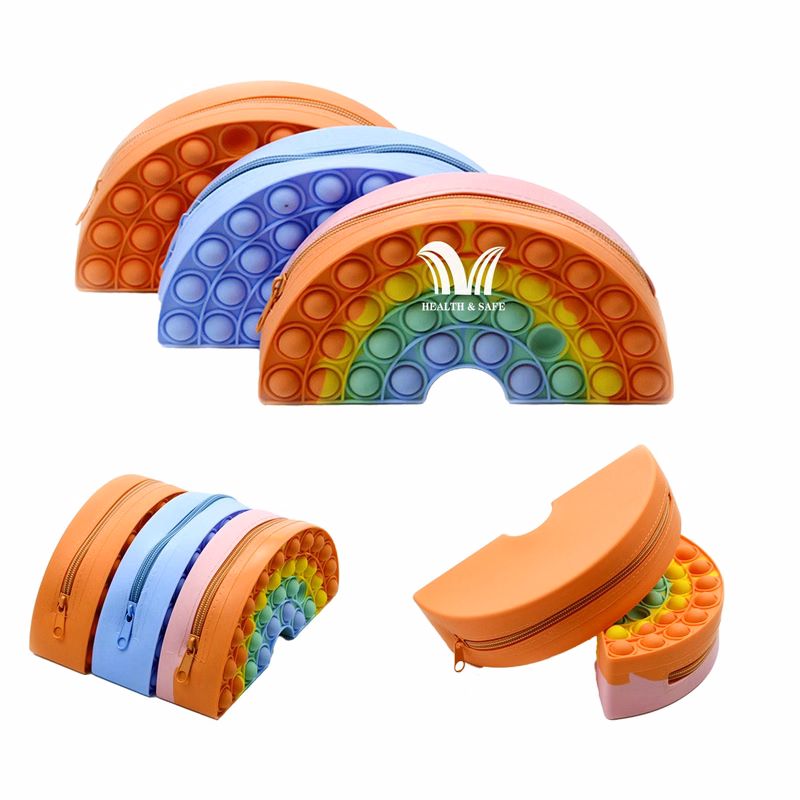 Fidget Silicone Pen Pop Pencil Case
