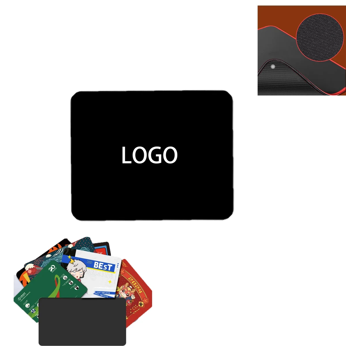 Rubber Customizable Gaming Office Mouse Pad 1