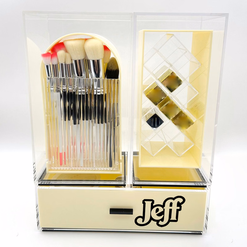 Custom Acrylic Desktop Dustproof Cosmetic Organizer