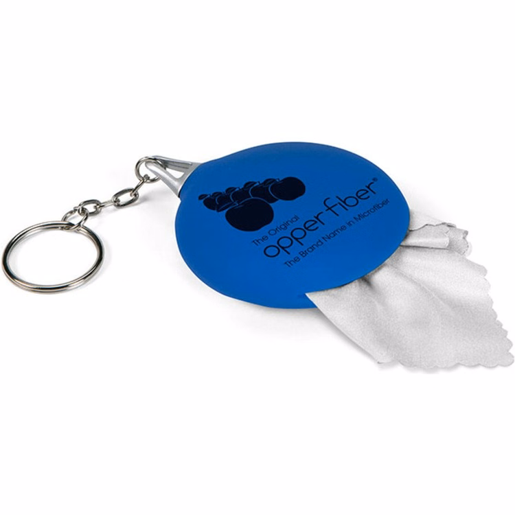 Big Mouth™ Key Chain with Ultra Opper Fiber® Cloth - 1 Color - Rush Production