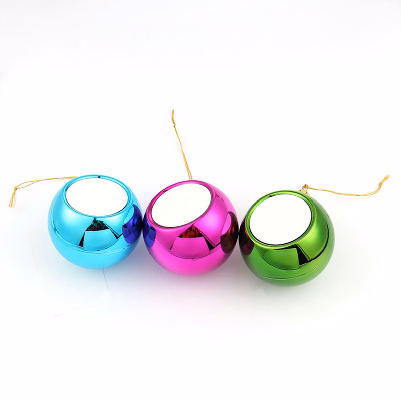 2.4" Heat Transfer Holiday Ball Ornament