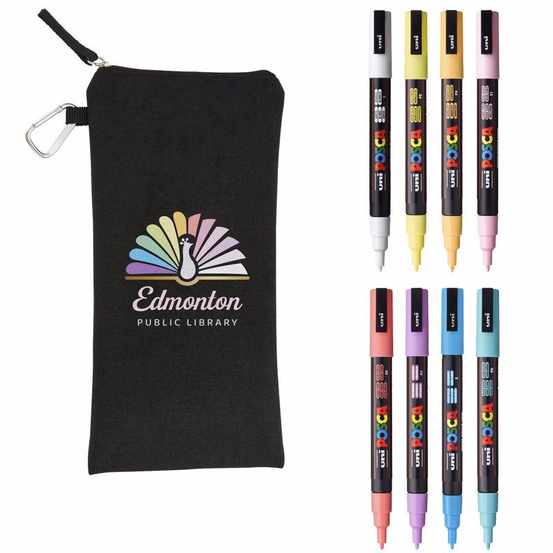 POSCA 8 Piece Soft Marker Set with Bag - Fine