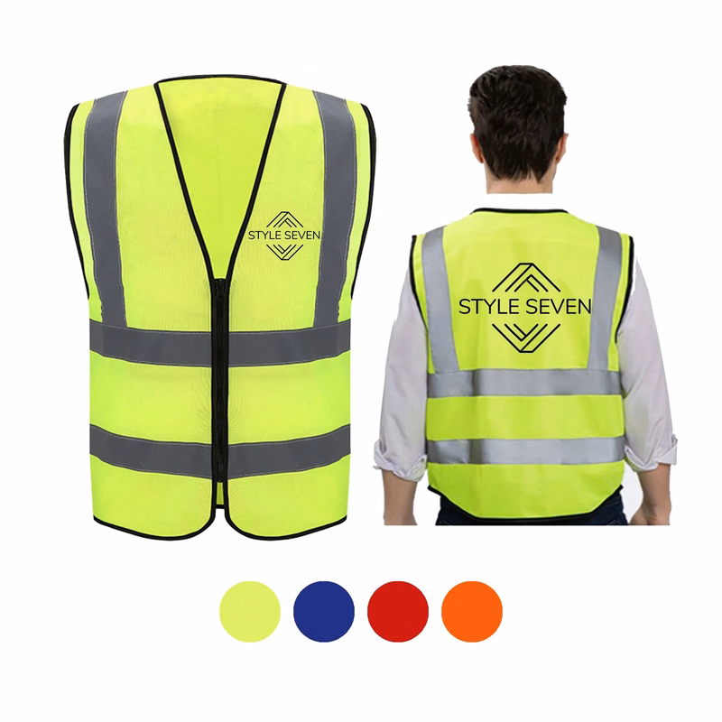 Reflective Tape Safety Hook & Loop Vest