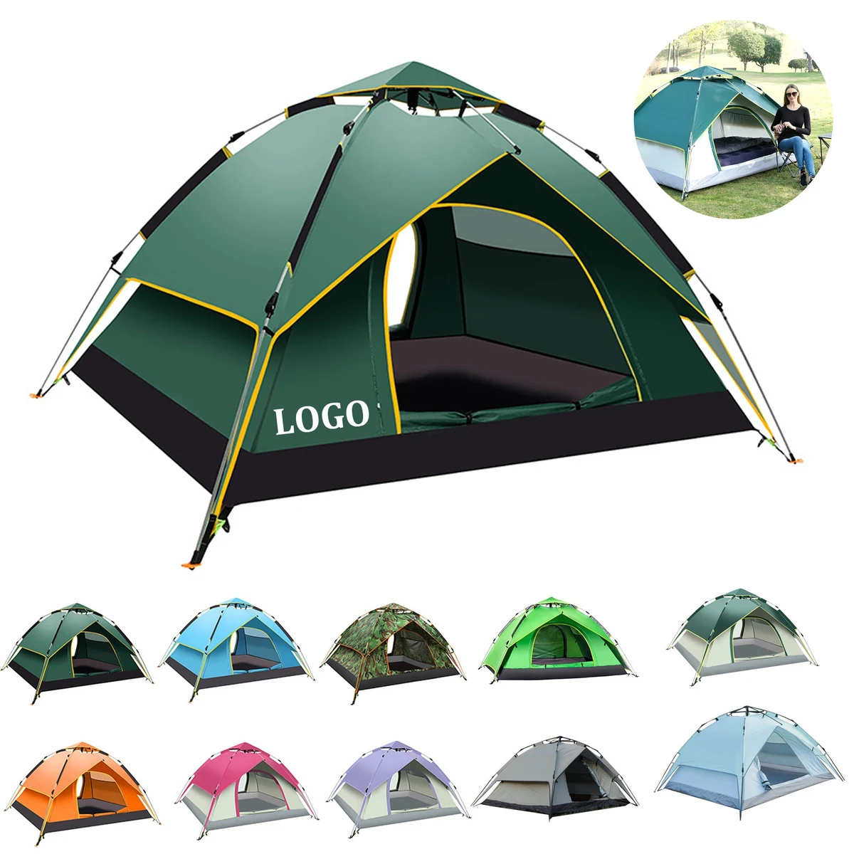 Family Camping Tent 1