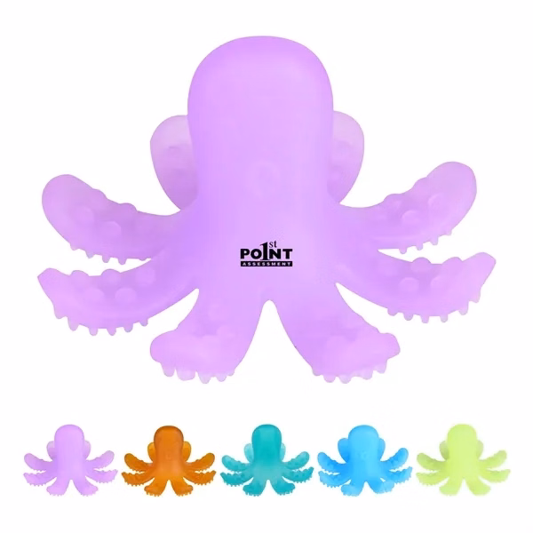 Custom BPA-Free Cactus Silicone Baby Teether 1.77 x 3.35 Inches — Infant Safety