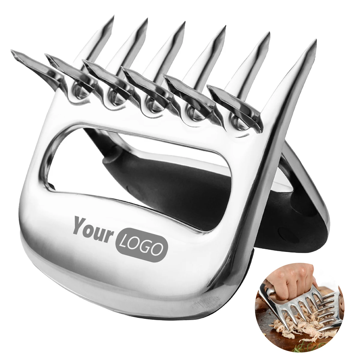 Stainless Steel Professional-Grade Meat Shredding Claws 1